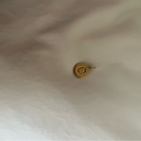 HELEN FICALORA "C" Alphabet Charm With Diamond - Picture 2 of 5